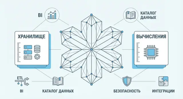 Snowflake: разделение хранения и вычислений и сила экосистемы