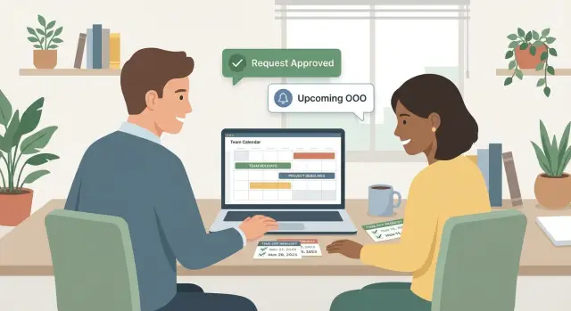 Веб-приложение для согласования отпусков: заявки и календарь