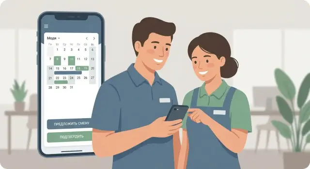 Как создать мобильное приложение для обмена сменами
