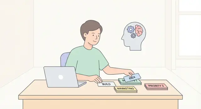 Приоритизация для соло‑фаундеров: где ИИ помогает в разработке