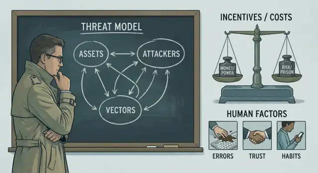 Практическая безопасность по Шнайеру: модели угроз и стимулы
