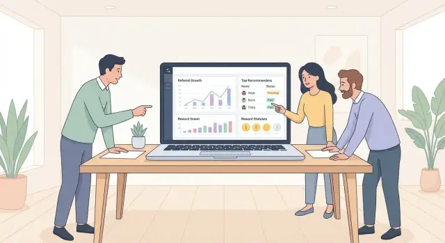 Как создать веб‑приложение для учёта рефералов и адвокации