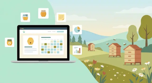 Веб-приложение для пасеки: учет ульев, обработки, медосбор