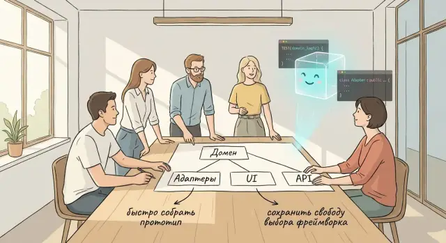 ИИ‑генерация кода: меньше привязки к фреймворкам на старте