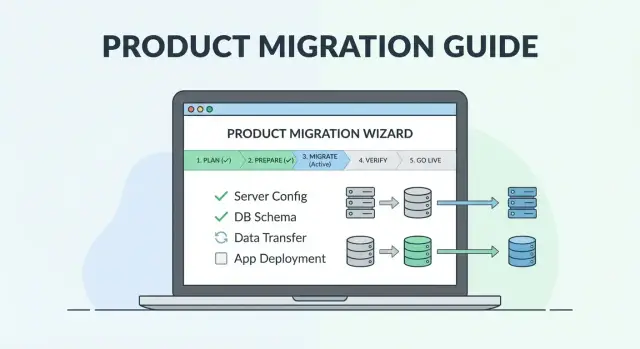 Как создать сайт с пошаговым гайдом по миграции продукта