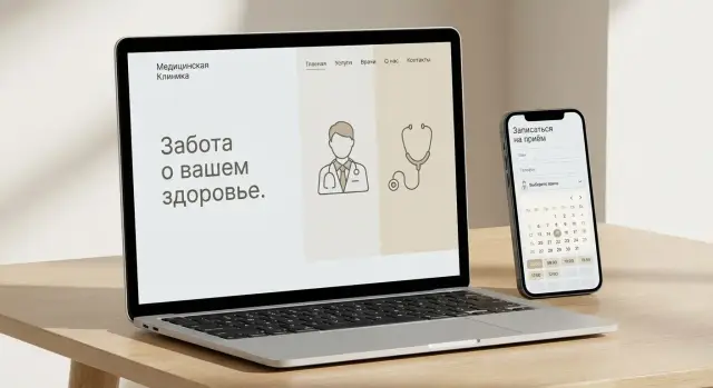 Как создать сайт для клиники с заявками на запись к врачу