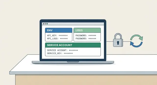 Хранение секретов в приложении: правила ключей и логов