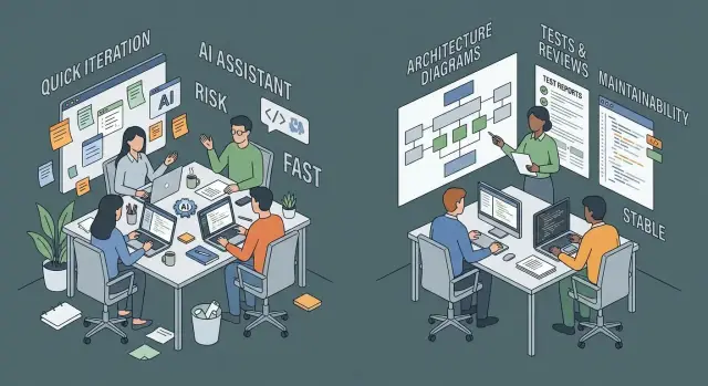Вайб-кодинг vs инженерия: скорость, риски и поддерживаемость