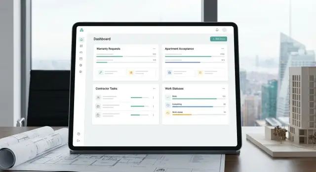 Сервис послепродажного обслуживания для застройщика