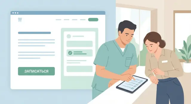 Чек‑лист сайта стоматологии: страницы, SEO и кнопки записи