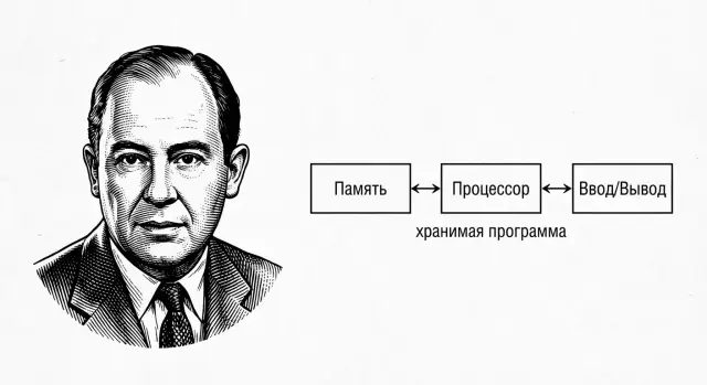 Джон фон Нейман и хранимая программа: основа вычислений