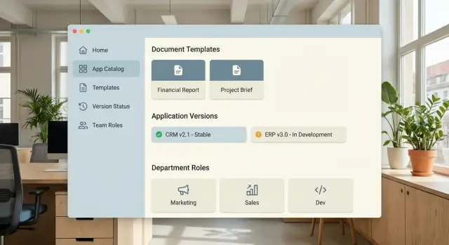 Внутренний маркетплейс приложений без хаоса в отделах