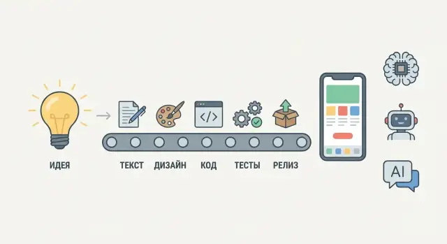 Как ИИ ускоряет путь от идеи до работающего ПО для бизнеса