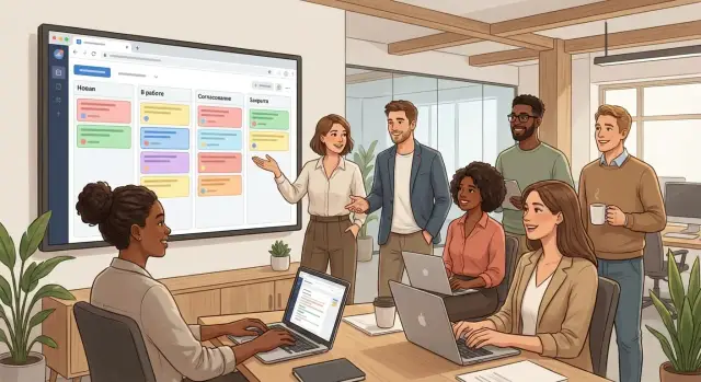 Как создать веб‑приложение для внутренних сервисных заявок