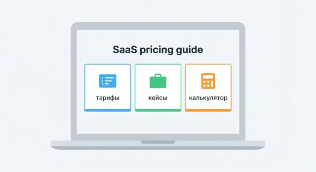 Как сделать сайт‑гид по ценообразованию SaaS: пошагово