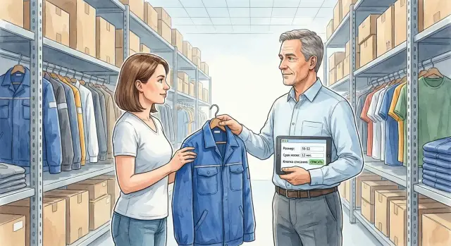 Веб-приложение для выдачи спецодежды: учет и списание