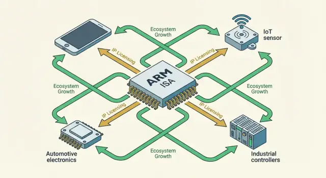 Arm: как лицензирование CPU IP выросло в мобильных и встраиваемых