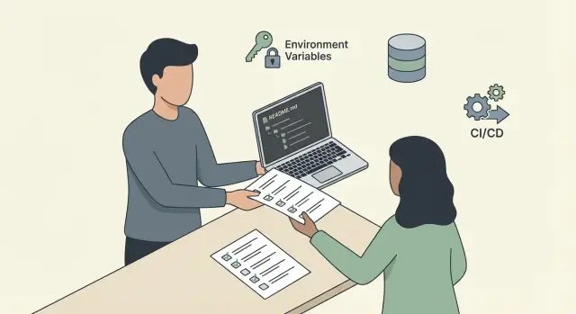 Чеклист передачи проекта: экспорт кода и запуск вне платформы