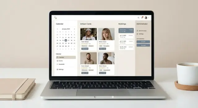 Как создать веб‑приложение для записи и управления мастерами