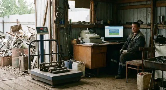 Веб-приложение для приёмки металлолома: поток кассы