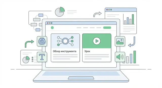 Как создать сайт с обзорами ИИ‑инструментов и уроками