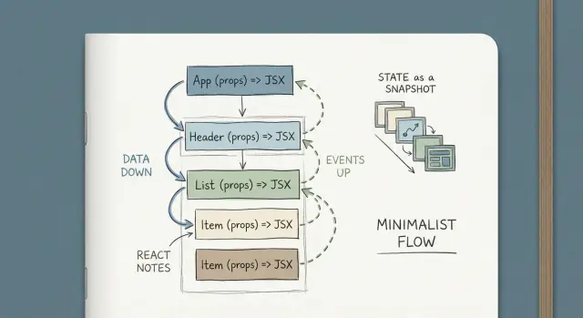 Ментальные модели React: как думать о UI и состоянии проще