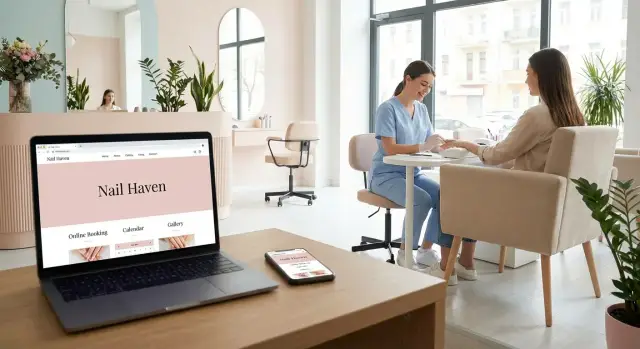 Как сделать сайт nail-салона: онлайн-запись и галерея работ