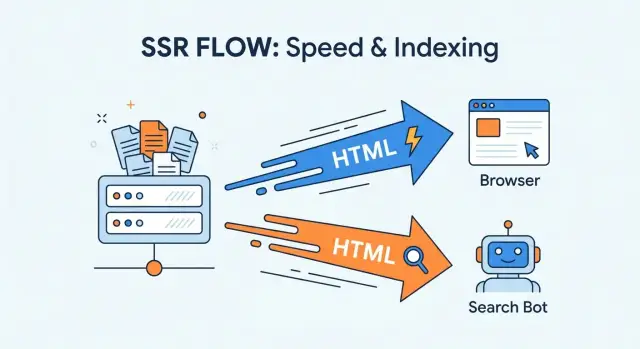 Как серверный рендеринг ускоряет сайт и улучшает SEO