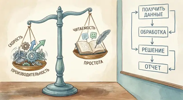 Как ИИ балансирует производительность, читаемость и простоту