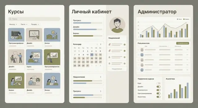 Как создать сайт для вертикального SaaS‑хаба обучения