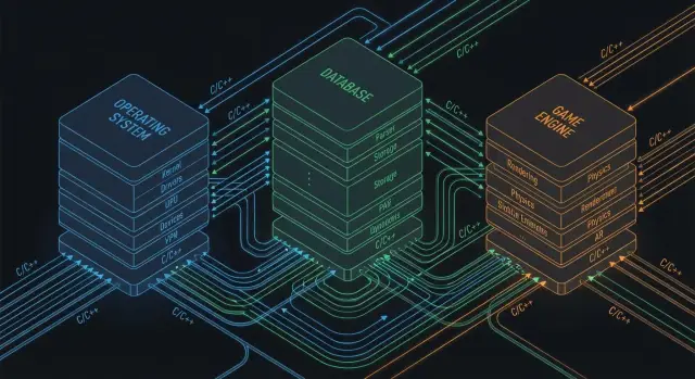 Почему C и C++ до сих пор лежат в основе ОС, БД и игр