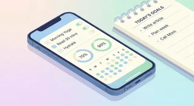 Как создать приложение для привычек и ежедневных целей