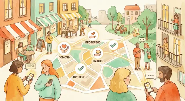 Как создать мобильное приложение для взаимопомощи в районе