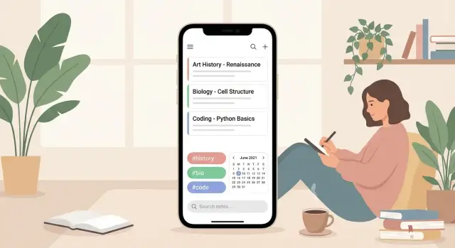 Как создать мобильное приложение для ежедневных учебных заметок