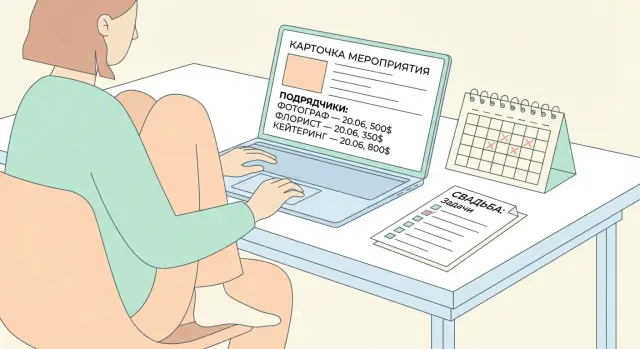 Веб-приложение для свадебного организатора: таймлайн и платежи