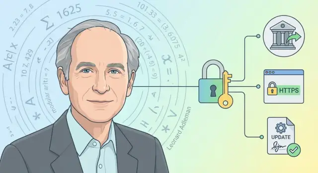 Леонард Адлеман и RSA: основа HTTPS, банка и подписи ПО