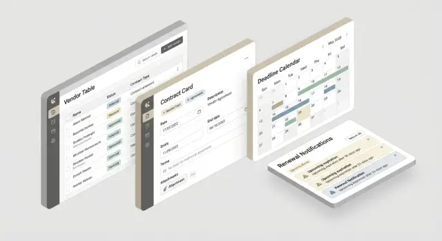 Как создать веб-приложение для управления поставщиками и договорами