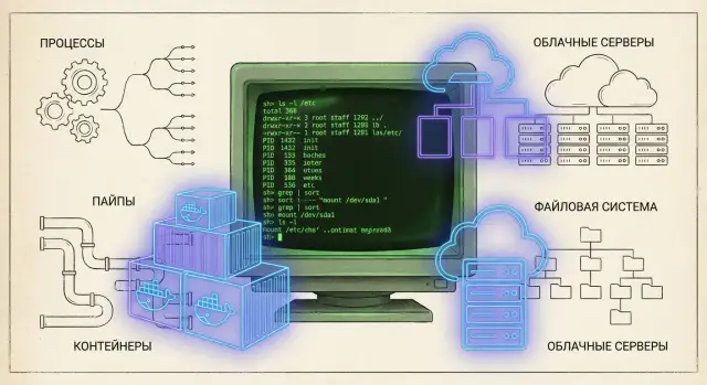 Кен Томпсон и UNIX: принципы, влияющие на контейнеры и облака