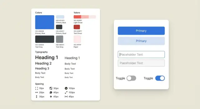 Единый стиль интерфейса с ИИ: цвета, шрифты, компоненты