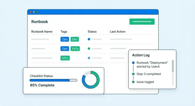 Как создать веб‑приложение для управления runbook’ами