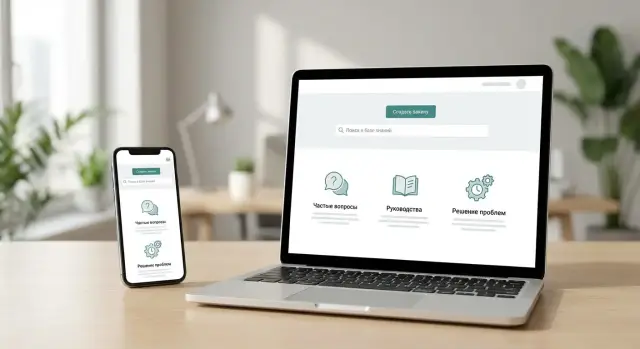 Как создать сайт‑хаб самообслуживания для клиентов