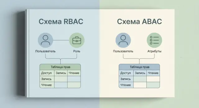 RBAC vs ABAC: выбор модели доступа для бизнес-приложения