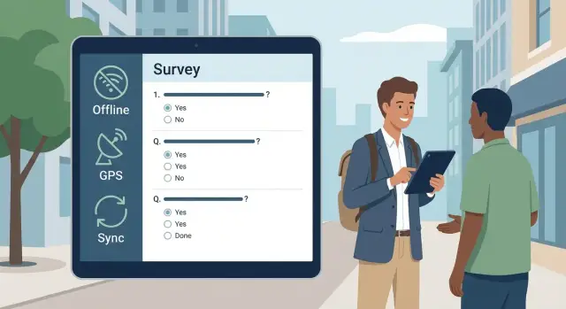 Как создать мобильное приложение для полевых опросов