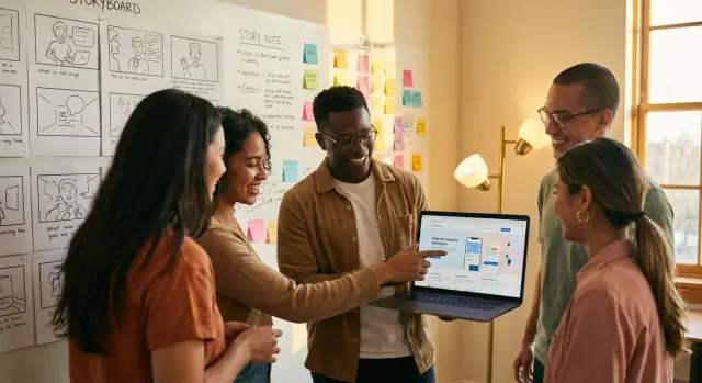 Как сделать сайт креативной студии со сторителлингом