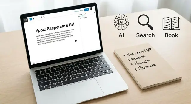 Как создать сайт для образовательного блога с AI‑контентом