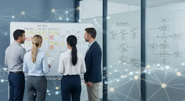 Как выводить схему БД из user stories, сущностей и workflow