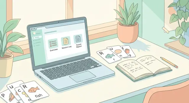 Веб-приложение для логопеда: каталог, задания и журнал