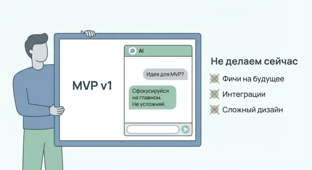 Остановить расползание MVP: список «не делаем сейчас» и промпты
