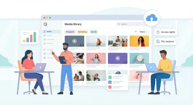 Веб‑приложение для медиатеки: управление цифровыми активами