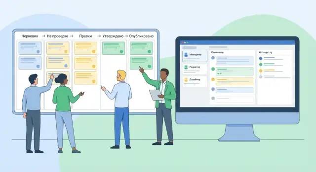 Как создать веб‑приложение для пайплайна согласования контента